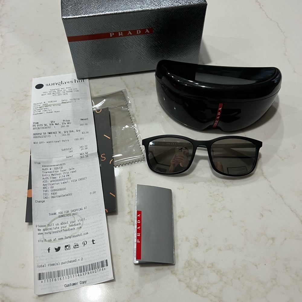Prada Linea Rossa PS 01TS Lifestyle Sunglasses